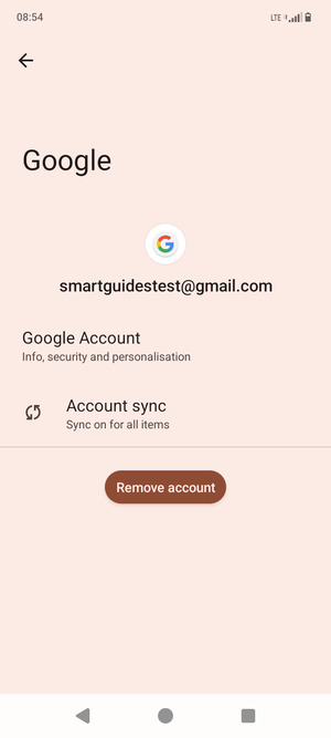 Select Account sync