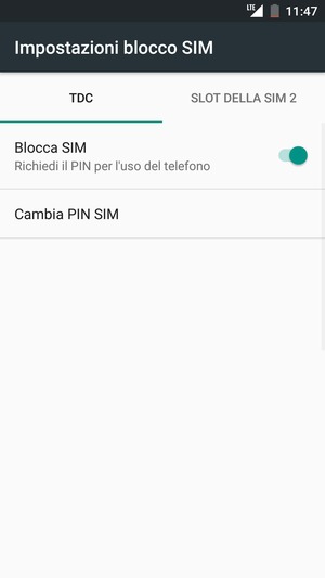 Se viene visualizzata questa schermata, seleziona Public