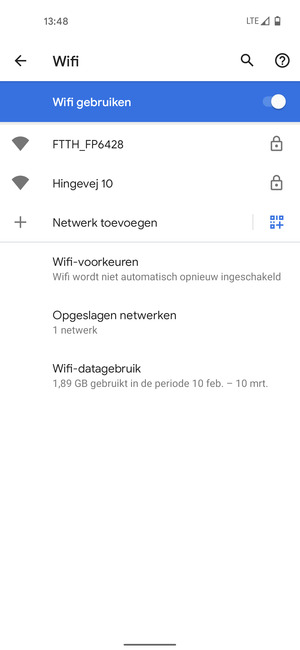 Selecteer het draadloze netwerk waarmee u verbinding wilt maken