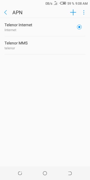 Sélectionnez le bouton du Menu