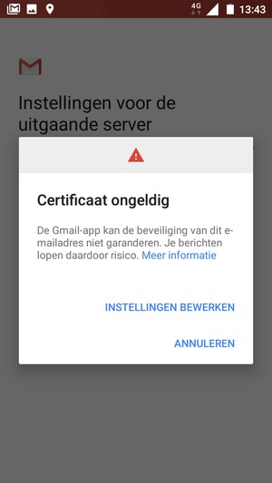 Selecteer INSTELLINGEN BEWERKEN