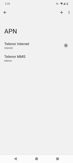 Seleziona il tasto Menu