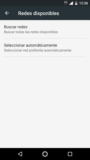 Seleccione Buscar redes