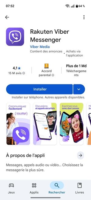 Sélectionnez Installer