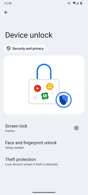 Your phone is now secure with a screen lock