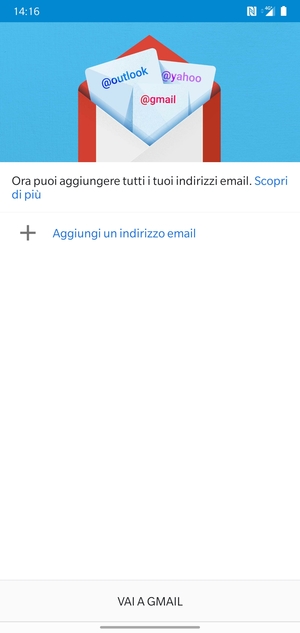 Seleziona Aggiungi un indirizzo email