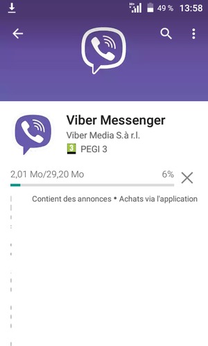 Veuillez attendre la fin de la procédure d'installation
