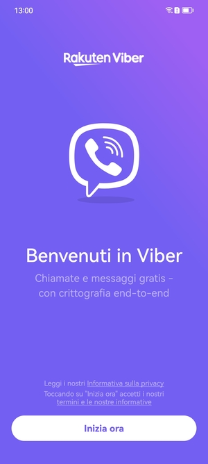 L'app è pronta per l'uso