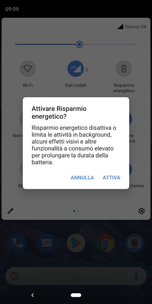 Seleziona ATTIVA