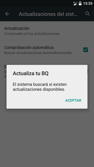 Seleccione ACEPTAR