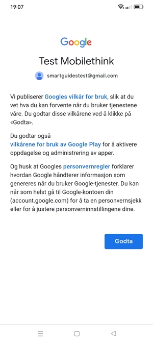 Velg Godta