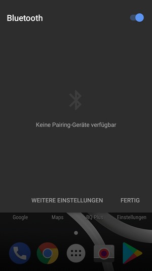 Schalten Sie Bluetooth aus