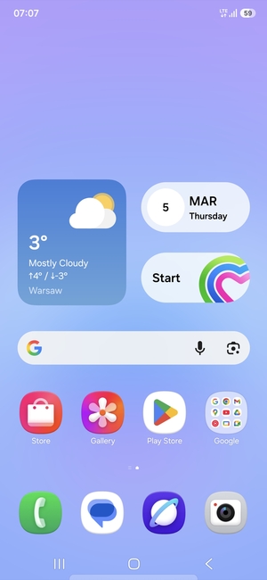 Swipe up