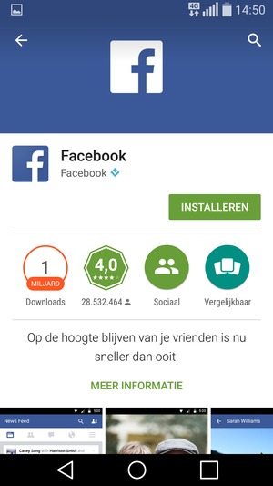 Selecteer INSTALLEREN