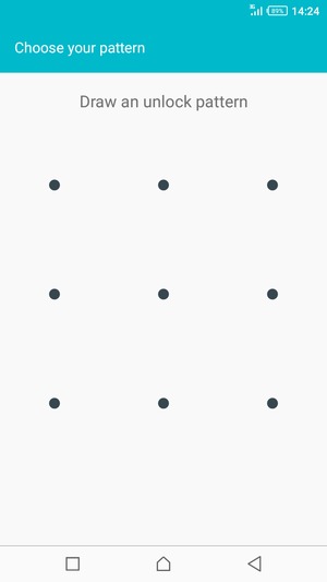 Draw an unlock pattern