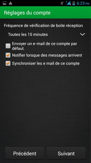 Sélectionnez Suivant