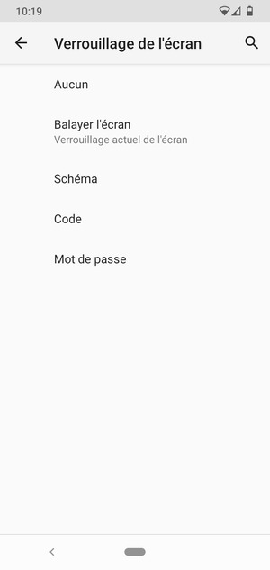 Sélectionnez Schéma