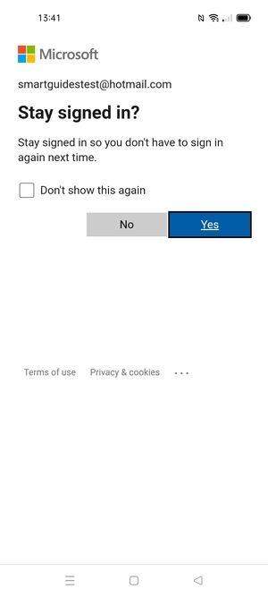 Select your preferred option