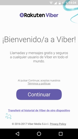 Su aplicación está lista para usar