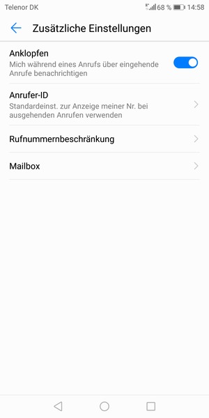 Wählen Sie Mailbox
