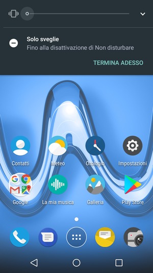 Premi una volta per la modalità silenziosa
