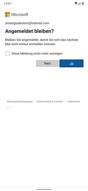 Wählen Sie Ihre gewünschte Option