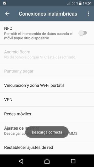 Espere a que finalice la descarga