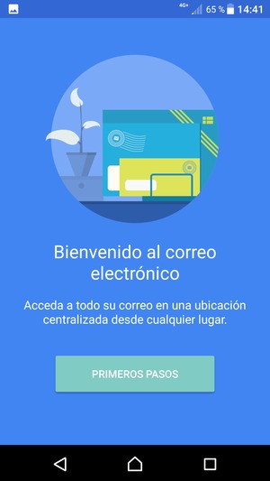Seleccione PRIMEROS PASOS