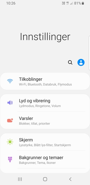 Velg Tilkoblinger
