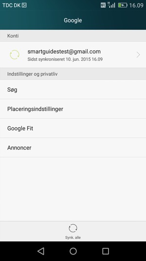 Vælg din konto