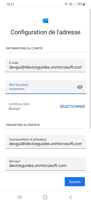 Saisissez votre mot de passe