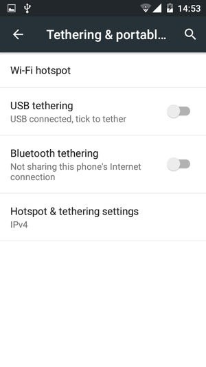 Select Wi-Fi hotspot