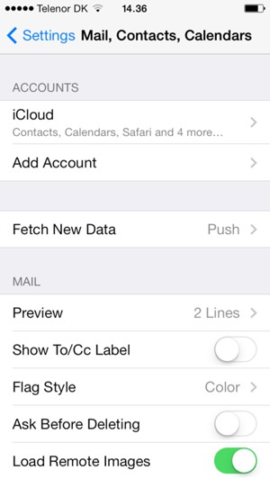 Select Add Account