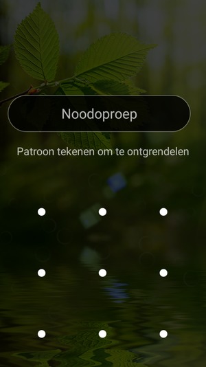 Uw telefoon is nu beveiligd met een schermvergrendeling