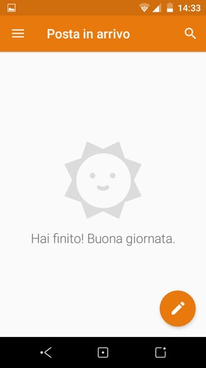 Il tuo account è pronto per l'uso