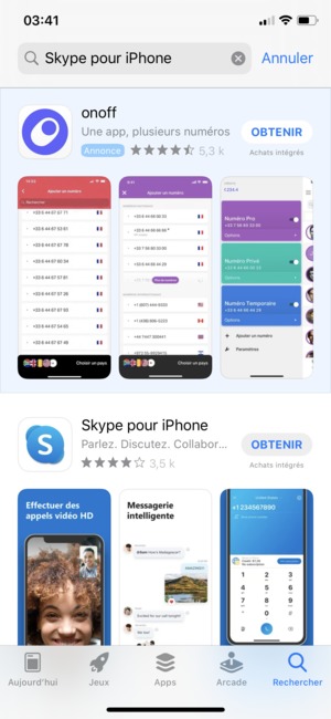 Sélectionnez OBTENIR