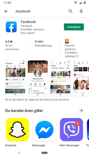 Välj appen