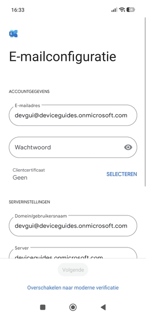 Voer uw wachtwoord in