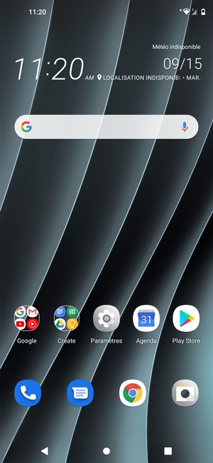 Sélectionnez Google