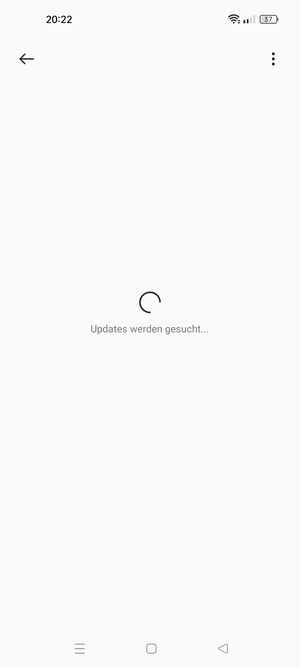 Warten Sie, bis die Suche abgeschlossen ist