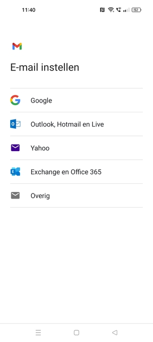 Selecteer Google