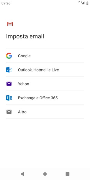 Seleziona Google