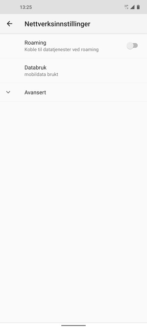 Velg Avansert