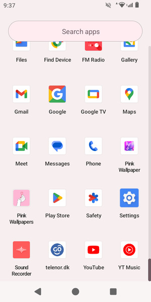 Scroll to and select Settings