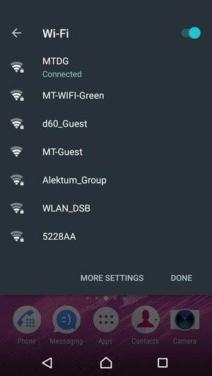 Turn off Wi-Fi