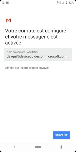 Donnez un nom à votre compte et sélectionnez SUIVANT