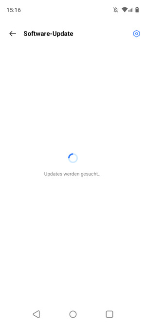 Warten Sie, bis die Suche abgeschlossen ist