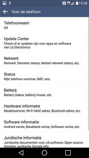 Selecteer Update Center