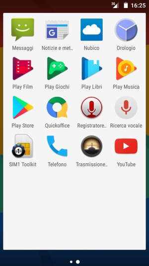 Scorri e seleziona Messaggi