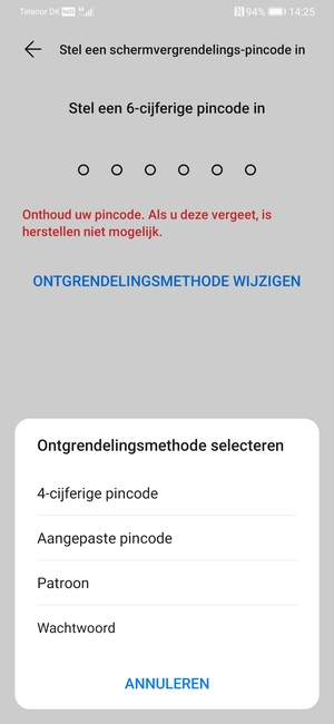 Selecteer Patroon